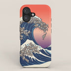 The Great Wave of Sloth iPhone Case Gallery Image 1