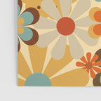 70's Retro Floral Patterned Prints Poster Gallery Image 3