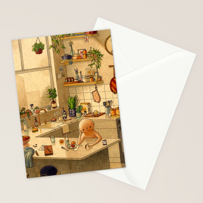 Kitchen Counter Stationery Card Gallery Image 2