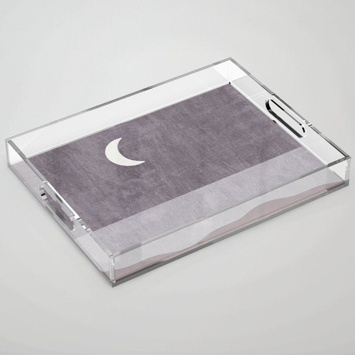 LANDSHAPES / Beach - Night Acrylic Tray Gallery Image 1