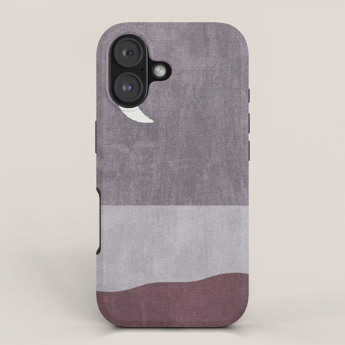LANDSHAPES / Beach - Night iPhone Case Gallery Image 1