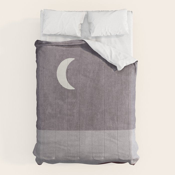 LANDSHAPES / Beach - Night Comforter Gallery Image 1