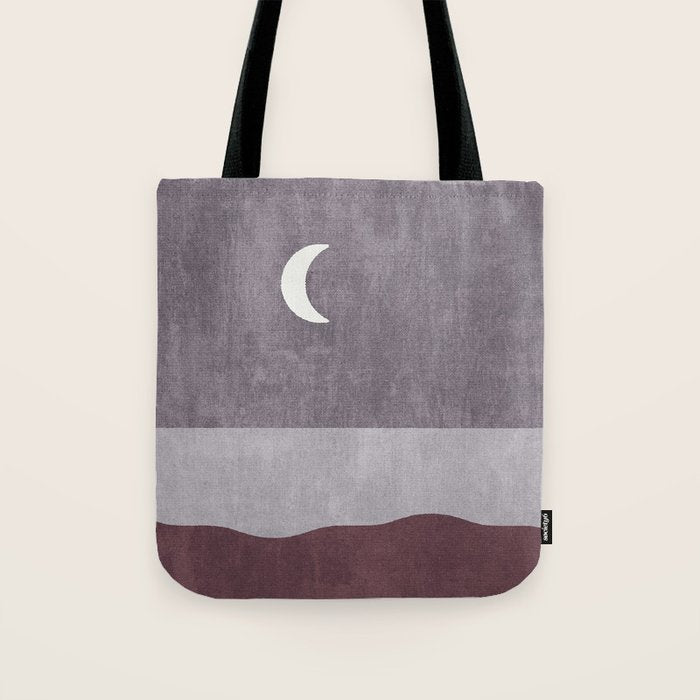 LANDSHAPES / Beach - Night Tote Bag Gallery Image 1