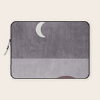 LANDSHAPES / Beach - Night Laptop Sleeve Gallery Image 1
