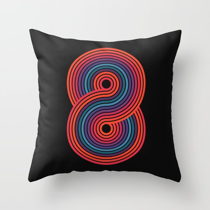 Candy Joyride: Sonar Night Edition Throw Pillow Gallery Image 1