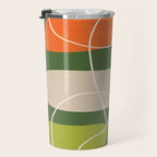 Minimal Colorful Abstract Shapes 2 Travel Mug Gallery Image 3