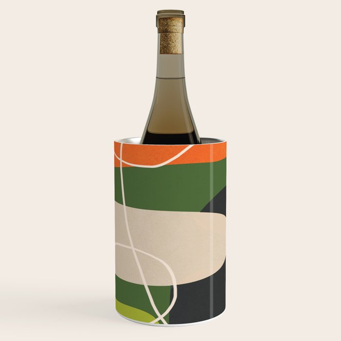 Minimal Colorful Abstract Shapes 2 Wine Chiller Gallery Image 1