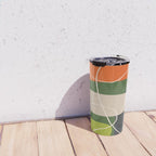 Minimal Colorful Abstract Shapes 2 Travel Mug Gallery Image 4