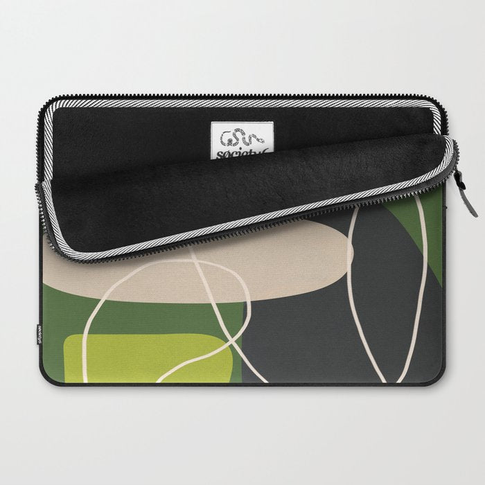Minimal Colorful Abstract Shapes 2 Laptop Sleeve Gallery Image 2