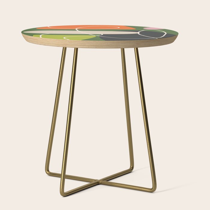 Minimal Colorful Abstract Shapes 2 Side Table Gallery Image 1