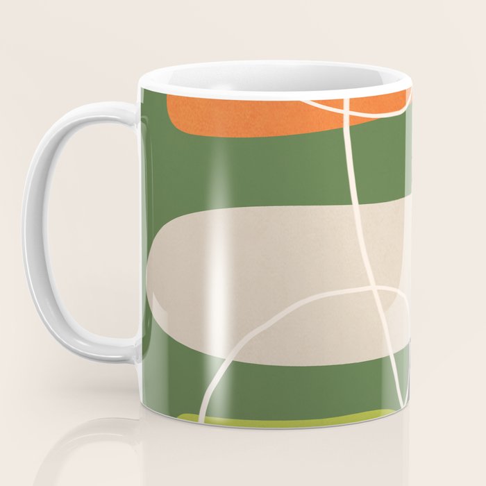 Minimal Colorful Abstract Shapes 2 Coffee Mug Gallery Image 3