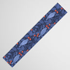 Blue Birds And Red Cherries Blue Table Runner Gallery Image 3
