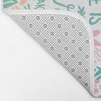 Little & Fierce - Lavender Mint OmbrÃ© Bath Mat Gallery Image 2