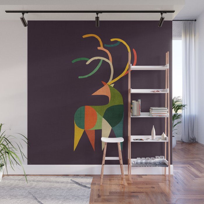 Antler Wall Mural Gallery Image 1