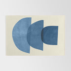 Abstract Shapes 37-Blue Rug Gallery Image 2