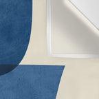 Abstract Shapes 37-Blue Wall Tapestry Gallery Image 3