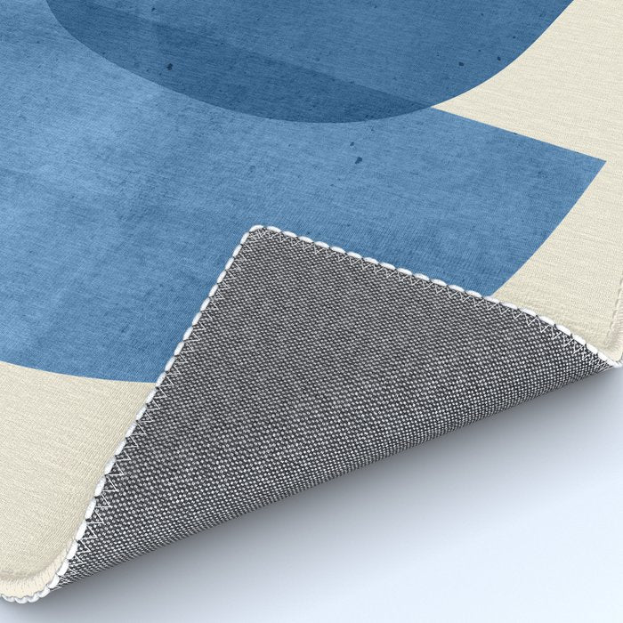 Abstract Shapes 37-Blue Rug Gallery Image 4