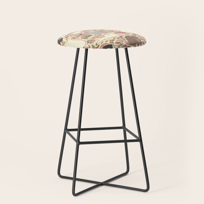 Rats & Peonies Stool Gallery Image 1