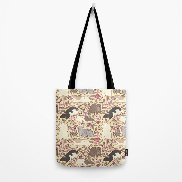 Rats & Peonies Tote Bag Gallery Image 2