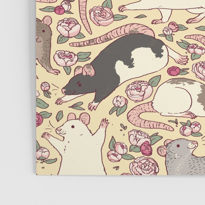 Rats & Peonies Poster Gallery Image 3