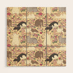 Rats & Peonies Wood Wall Art Gallery Image 1