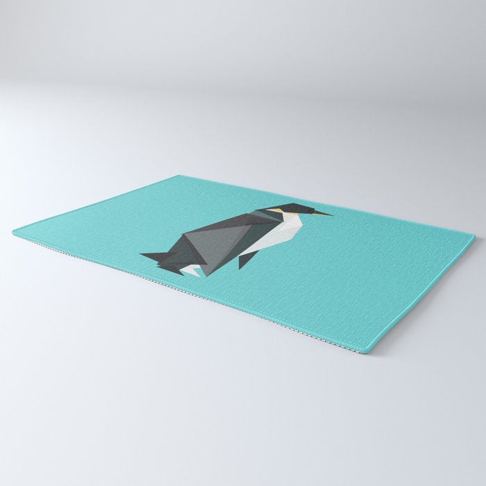 Fractal geometric emperor penguin Rug Gallery Image 3