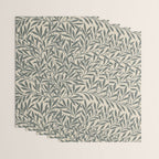 Vintage, Willow Leaf, William Morris, Green and Cream Wrapping Paper Gallery Image 3
