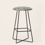 Vintage, Willow Leaf, William Morris, Green and Cream Stool Gallery Image 1