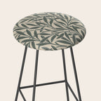 Vintage, Willow Leaf, William Morris, Green and Cream Stool Gallery Image 2