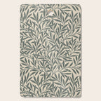 Vintage, Willow Leaf, William Morris, Green and Cream Cutting Board Gallery Image 1