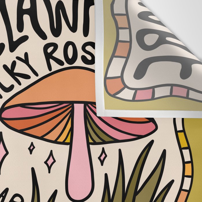 Mushrooms of Delaware Wall Tapestry Gallery Image 3