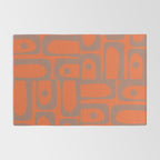 Midcentury Modern Piquet 8 Inspired by PANTONE 17 1230 Color of the Year Mocha Mousse Rug Gallery Image 2