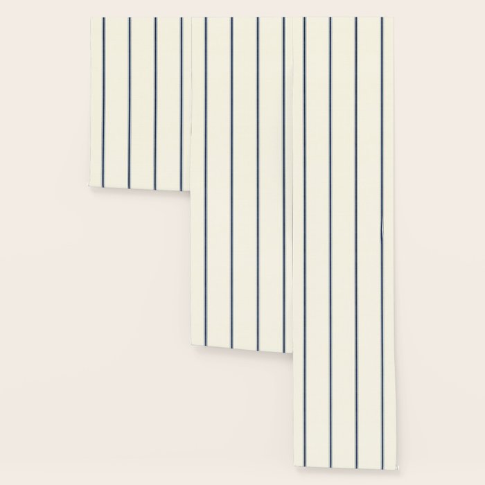 Farmhouse Stripe in Navy Blue Wallpaper Gallery Image 3