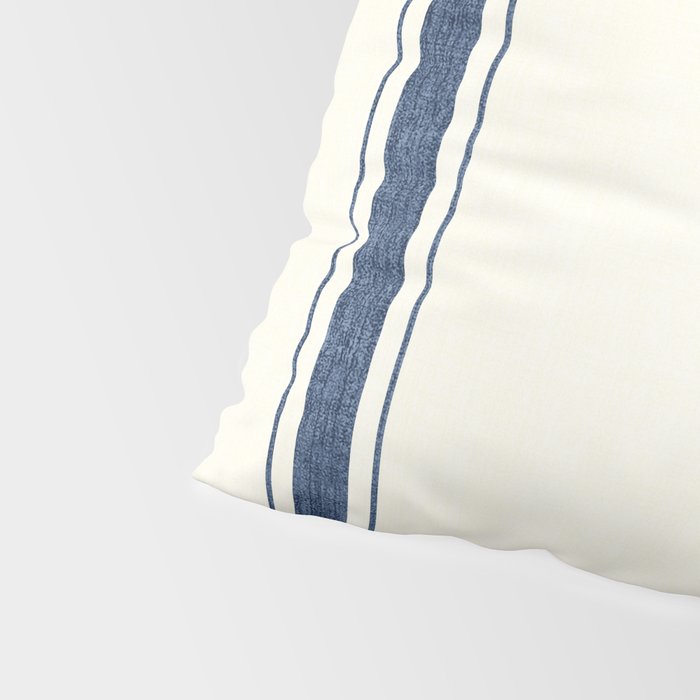 Farmhouse Stripe in Navy Blue Pillow Sham Gallery Image 4
