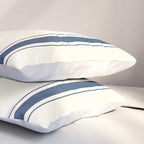 Farmhouse Stripe in Navy Blue Pillow Sham Gallery Image 3