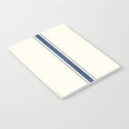 Farmhouse Stripe in Navy Blue Notebook Gallery Image 2