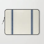 Farmhouse Stripe in Navy Blue Laptop Sleeve Gallery Image 1