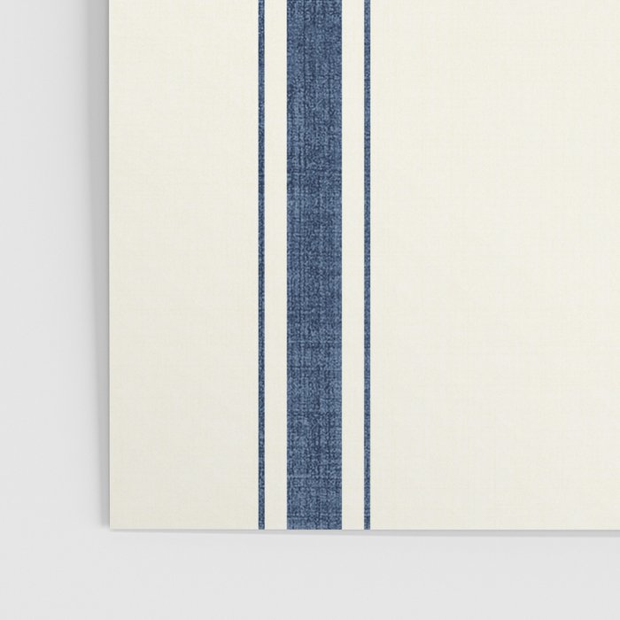 Farmhouse Stripe in Navy Blue Poster Gallery Image 3