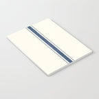 Farmhouse Stripe in Navy Blue Notebook Gallery Image 3