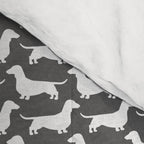 Dachshund Silhouette(s) Wiener Dog Comforter Gallery Image 4