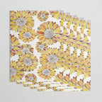 Sunflower Blooms - Yellow Wrapping Paper Gallery Image 3