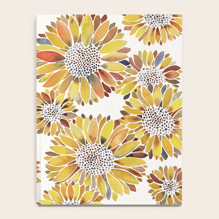 Sunflower Blooms - Yellow Notebook Gallery Image 4