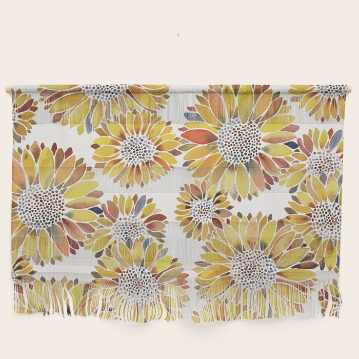 Sunflower Blooms - Yellow Wall Hanging Gallery Image 1
