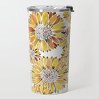 Sunflower Blooms - Yellow Travel Mug Gallery Image 2