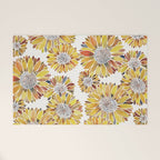 Sunflower Blooms - Yellow Welcome Mat Gallery Image 1