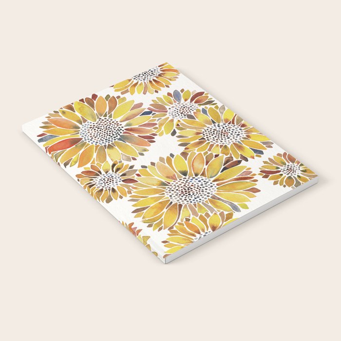 Sunflower Blooms - Yellow Notebook Gallery Image 2