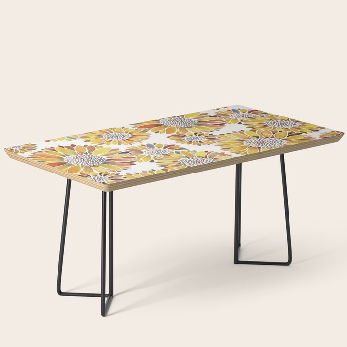 Sunflower Blooms - Yellow Coffee Table Gallery Image 1