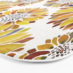 Sunflower Blooms - Yellow Bath Mat Gallery Image 3