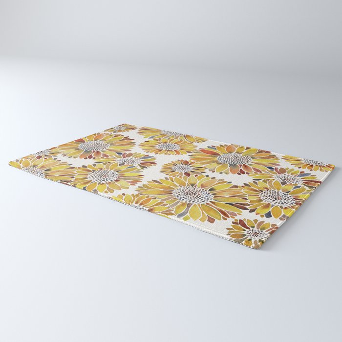 Sunflower Blooms - Yellow Rug Gallery Image 3