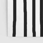 Simply Drawn Vertical Stripes in Midnight Black Poster Gallery Image 3